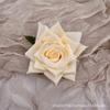 Tecido de seda Canto Rosa Cabeça de Flor Média Flor Artificial Decoração Interna Salão de Casamento Flor Decorativa Flor Artificial Adereços de Tiro