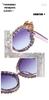 Gafas de Sol Ojo de Gato de Diseño para Mujer - Acentos de Cristal Vanguardistas, Estilo Urbano Oversize