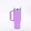 Amazon segunda generación taza de hielo de 40 oz doble vacío con pajilla termo taza de gran capacidad portátil para coche