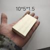 Tronco de Madera Maciza Almohadilla Diy Pie Alto Bloque Pequeño de Madera Pie de Mesa Pata Pie de Cama Pie de Armario Pie de Mesa de Centro Cuadrado Talla Bloques de Construcción