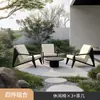 Muebles de Exterior Sofá de Moda Sofá de Aleación de Aluminio Paisaje de Jardín Hotel Club Casa Reunión Recepción Balcón Silla de Ocio