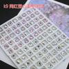 K9 coração torto pontiagudo fundo unha joias diamante Net vermelho ins estilo super brilhante branco rosa Pêssego coração unha joias diamante pequeno