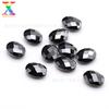 Zircón negro doble tortuga Calidad 5A Forma de huevo 3*5-8 * 10mm piedra desnuda terminada zircón fábrica venta al por mayor en stock