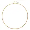 El collar cuadrado de perlas de acero inoxidable más vendido de Amazon, joyería de cadena de maíz galvanizada hip-hop personalizada, collar versátil al por mayor