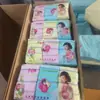 Toalla de cuatro secciones de 110 g para uso doméstico, absorbente y suave, toalla facial de algodón puro rayada engrosada para el baño, venta al por mayor para hoteles y vendedores ambulantes
