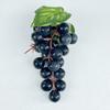 Fábrica de origen venta al por mayor fruta falsa con crema plástico simulación racimo de uvas 24 36 uvas redondas grandes pasas falsas