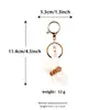 Chaveiro Simples de Couro PU Hui Ming Jewelry Pingente para Bolsa de Bulldog Francês Anel de Pendurar Multifuncional Pequeno Presente Personalização
