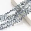 En Stock 6x12 Agujero Horizontal Cristal de Luna Creciente Colgante Pendiente de Estilo Antiguo para Hacer Manualidades Joyería Colgante de Collar Cuentas Sueltas de Vidrio Material