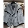 Nuevo Elegante Abrigo de Lana 2026 con Cuello de Dos Vías, Estilo Corto, Abrigo de Lana Doble Faz para Mujer, Venta al por Mayor H16DD242002