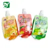 Bico de Gelatina Suction Personalizado de Fábrica Saco para Embalagem de Bebida de Suco Embalagem Macia de Grau Alimentício Saco de Pinguim Saco para Iogurte