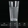 Vaso de Cerveza de Plástico Acrílico PC Anticaída Resistente al Calor Copa de Vino Transparente Octagonal KTV Bar Hogar Restaurante Vaso