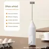 Atacado transfronteiriço batedor de leite elétrico portátil para uso doméstico com bolhas, batedor de café