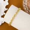 Distrito Lu Joias AliExpress Novo Pulseira Banhada a Cobre Personalizada Retrô Diamante Geométrico Romana Pulseira Pulseira