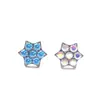 Aretes de Aleación de Titanio F136 Perno para Cartílago de la Oreja Estrella Hexagonal Redondo Circonita Cúbica Rosca Interna G23 Titanio Joyería para Piercings Corporales Accesorios