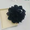 Presilha Popular de Pena Floral para Cabelo, Tamanho Médio, Sensação de Luxo, Presilha Cheia e Volumosa para a Parte de Trás da Cabeça, Grampo, Presilha de Tubarão, Realça o Volume do Cabelo