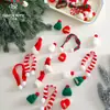 Pansy de Siete Colores Decoración de Árbol de Navidad Suministros Adornos Pequeños de Lana Empaque de Flores Tienda de Flores Floristería DIY Hecho a Mano