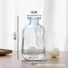 Frasco de Aromaterapia de 150ml Frasco Vacío Frasco de Vidrio Transparente Engrosado Nuevo Adornos de Florero Botella de Boca Pequeña Cara Cortada