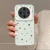 Adecuado para funda de teléfono vivox300, estilo coreano simple, nuevo vivi anti-caída x200pro, fresco y lindo con lunares y estrellas