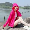 Ropa de Protección Solar de Seda de Hielo para Mujer 2026 Nuevo Estilo de Verano Transpirable Delgada Chaqueta Exterior Cardigan Corto para Ciclismo al Aire Libre