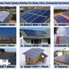 Sistema Generador Solar de 10 kW para Uso Doméstico, Sistema Solar Off-Grid Integrado de Batería-Inversor Conectado a la Red y Fuera de la Red