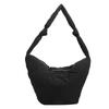 Bolso de hombro vintage plisado con diseño de nubes, bolso cruzado de primavera y verano, bolso informal de nailon de gran capacidad y moda para dumplings.