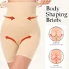 Calça Boxer Pós-parto de Cintura Alta Transfronteiriça Calça Abdominal Levanta Barriga Calça Modeladora de Quadril Roupa Íntima de Cintura Plus Size Feminina