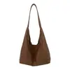 Bolso de hombro texturizado retro transfronterizo para mujer, nuevo popular de otoño 2026 estilo coreano, bolso de axila, bolso tote de moda