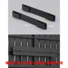 Accesorios para Tablero Perforado Ganchos Decorativos Ranura Larga Estante de Almacenamiento Universal Montaje en Pared Sin Taladro Estante de Exhibición de Almacenamiento de Escritorio