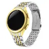 Adequado para pulseira Samsung galaxy watt4 aço inoxidável sete-planta cinto de aço curvo fivela plana 42/46mm em estoque