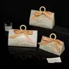 Cajas de Dulces Personalizadas Nuevas con Estampado Dorado para Compromiso y Boda, Cajas de Papel de Alta Calidad para Dulces, y Hermosas Cajas de Regalo