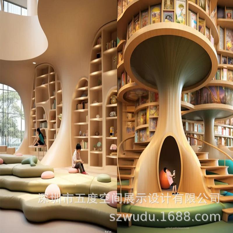 卡通乐园儿童书架