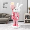 Adornos de Piso de Conejo Accesorios para el Hogar Sala de Estar Mueble de TV Junto al Sofá Almacenamiento de Plantas Verdes Recibidor Regalos de Inauguración
