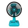 Ventilador de Escritorio Retro de Aleación de 3 Velocidades Recargable por USB Portátil Pequeño para Dormitorio de Estudiantes, Hogar y Oficina
