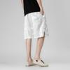 Verão Novo Estilo Chinês Calças Cinco Pontos Masculinas Estilo Chinês Moda Jovem Casual Retrô Fivela Shorts Largos para Homens