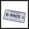 Placa de matrícula estadounidense Trabajo cóncavo y convexo Placa de aluminio de exportación Marco de fotos Letrero de hojalata pintado Estampado Personalización asimétrica