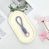 Cordão de corda trançada curta Capa de telefone móvel Chaveiro Corda curta anti-perda removível Corda de mão universal para pulso masculino e feminino Cordão de telefone móvel