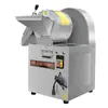 Máquina comercial multifuncional de picar e fatiar equipamento de processamento de vegetais aço inoxidável refeitório cortador de vegetais batata ralada