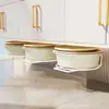 Estante de Almacenamiento para Lavabo de Baño, Organizador sin Taladro Debajo del Lavabo, Estante Multifuncional para Colgar Lavabos Debajo del Gabinete del Baño