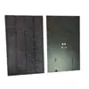 Lámpara de escalón de pared de acero inoxidable de polisilicio único ETFE, pequeña, de carga solar, panel solar, carga de teléfono móvil 5V2W