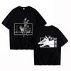 Nova camiseta estampada anime Fushiguro Megumi, feminina e masculina, manga curta, moda verão, solta e casual