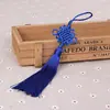 Calendário de Nó Chinês Feito à Mão Nº 5, Peças 6, Nó Chinês, Pingente de Borla para Presente Estilo Chinês Atacado para Casamentos