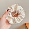 Elástico para el Cabello Satinado Elegante de Lunares Estilo Coreano Versátil Scrunchie Retro Accesorio Duradero para el Cabello Tocado