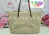 Bolsa de palha bolsa feminina bolsa de corda de papel crochê bolsa feminina bolsa de ombro bolsa trançada bolsa de palha viagem Coringa geração de cabelo