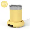 Porta-copos aquecedor USB de temperatura constante de 55 graus, temperatura ajustável por sensor de gravidade, conjunto de presente porta-copos aquecedor de café inteligente