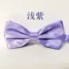 Gancho Metálico para Boda Doble Capa Color Sólido Pajarita Adulto Novio Boda Unisex Versátil Formal Estilo Coreano Corbata de Lazo