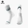 Calcetines de Ciclismo Rock Brothers Calcetines para Bicicleta de Carretera y Montaña Deportivos Transpirables Antibacterianos que Absorben el Sudor Calcetines para Correr de Tubo Medio Hombres y Mujeres