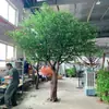 Banyan Simulada, Grande Árvore de Desejos Falsa, Paisagismo de Interior de Hotel, Plantas Verdes Artificiais, Pátio Externo, Decoração Personalizada para Áreas Cênicas
