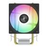 Host de Computadora de Escritorio Transfronterizo Radiador de CPU Tubo de Cobre Doble Universal Enfriado por Aire Multiplataforma Ventilador Silencioso Colorido