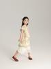 Nuevo vestido de niña de estilo chino, verano 2024, nuevo cheongsam de gasa transpirable y cómodo para niña, conjunto de dos piezas de estilo nacional