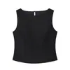 Roupas Femininas Europeias e Americanas Aliexpress Ins Mais Vendidos Moda Casual Conjunto de Cor Sólida Preto e Branco
